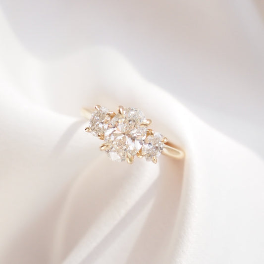 Round Halo, Pave & Split Shank Engagement Ring – 1.93 CT Lab Grown Diamond