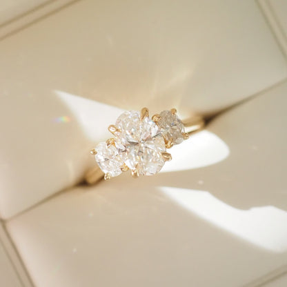 Round Halo, Pave & Split Shank Engagement Ring – 1.93 CT Lab Grown Diamond