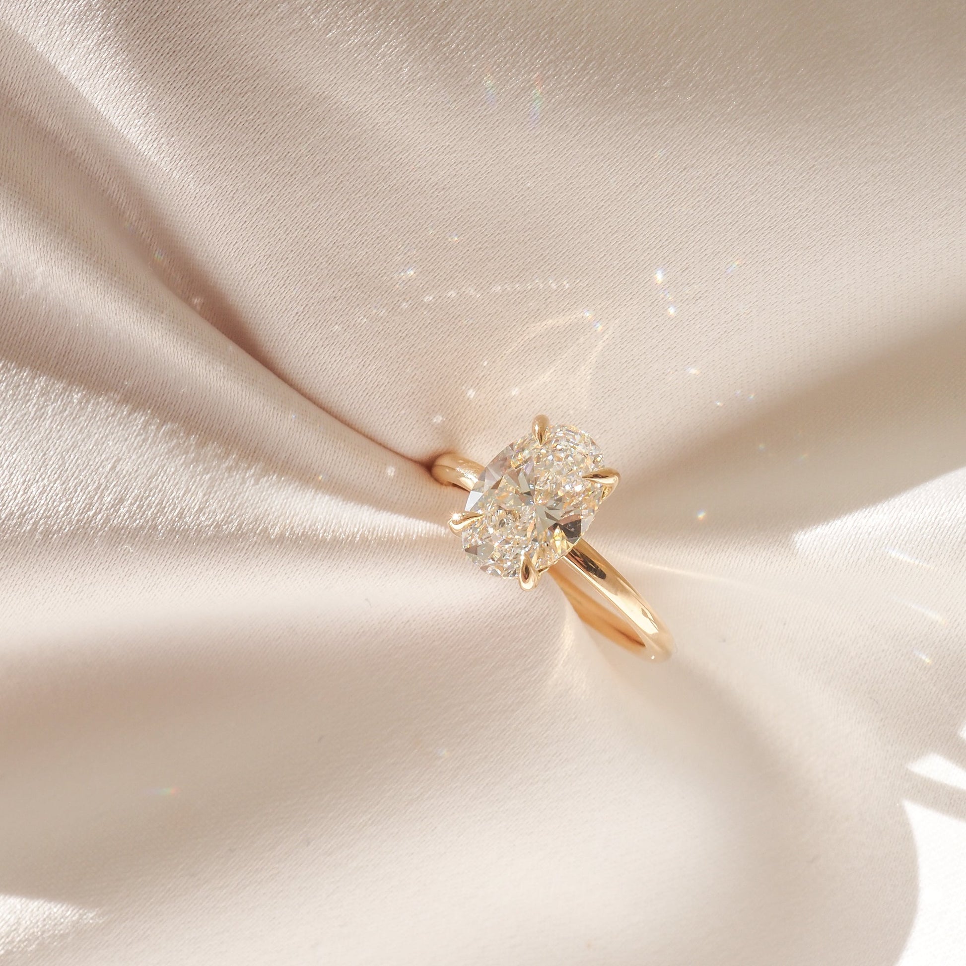 Round Halo, Pave & Split Shank Engagement Ring – 1.93 CT Lab Grown Diamond