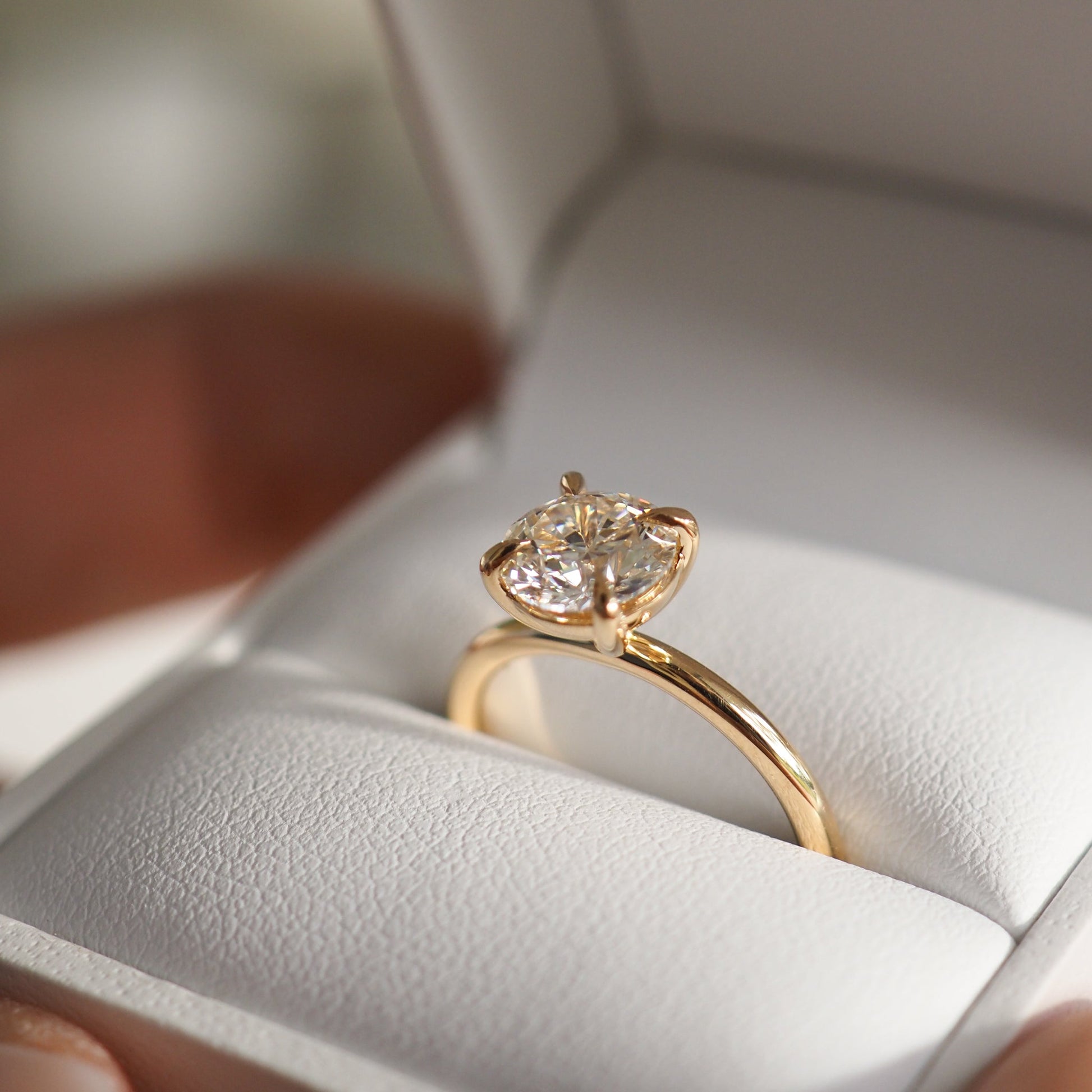 Round Halo, Pave & Split Shank Engagement Ring – 1.93 CT Lab Grown Diamond