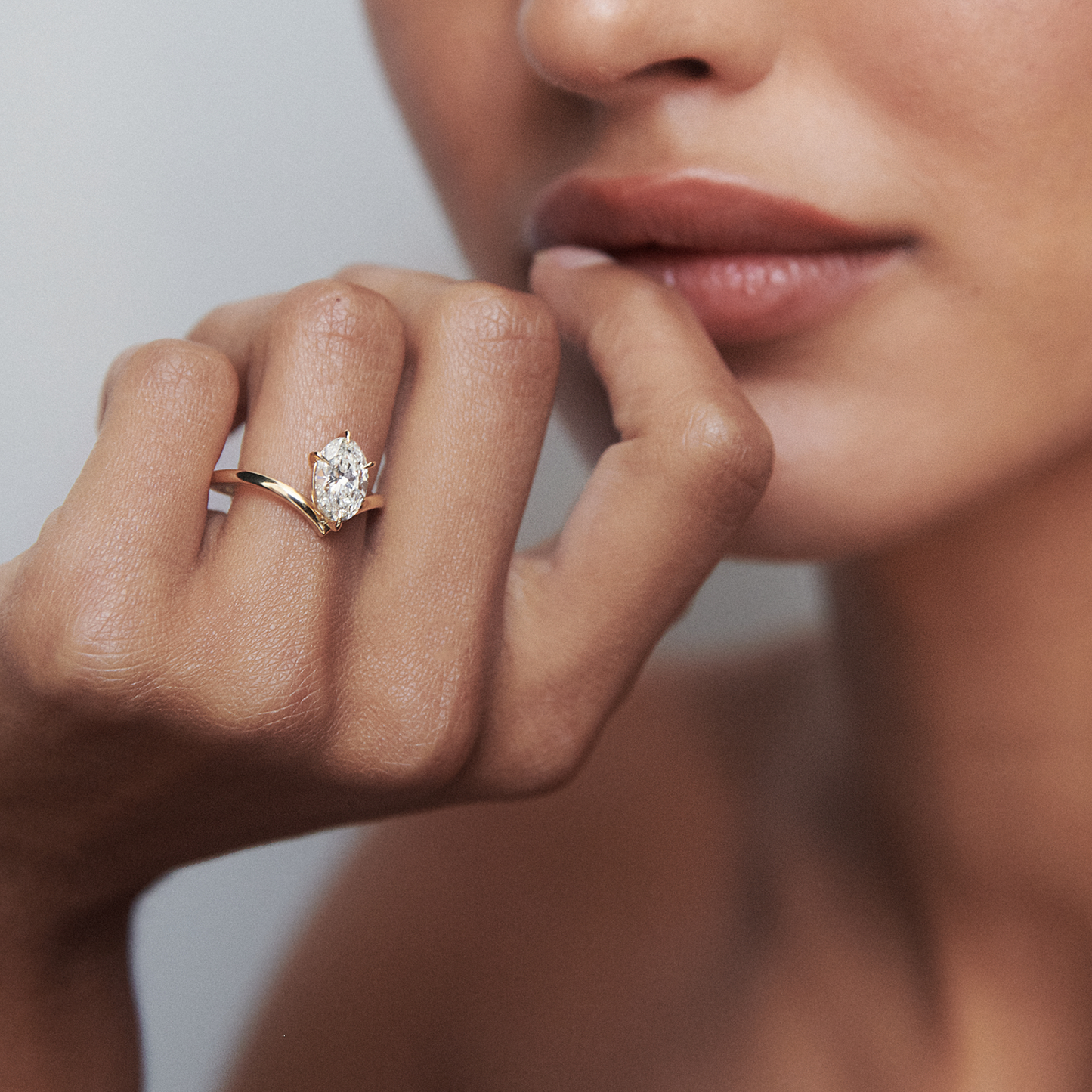Round Halo, Pave & Split Shank Engagement Ring – 1.93 CT Lab Grown Diamond