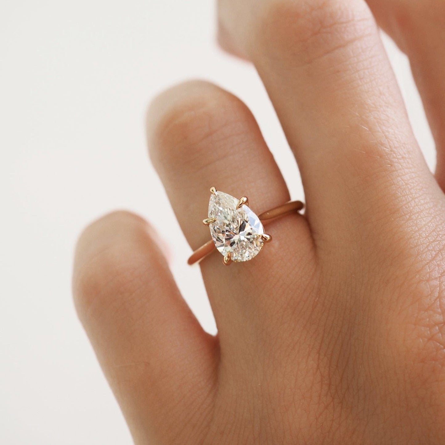 Round Halo, Pave & Split Shank Engagement Ring – 1.93 CT Lab Grown Diamond