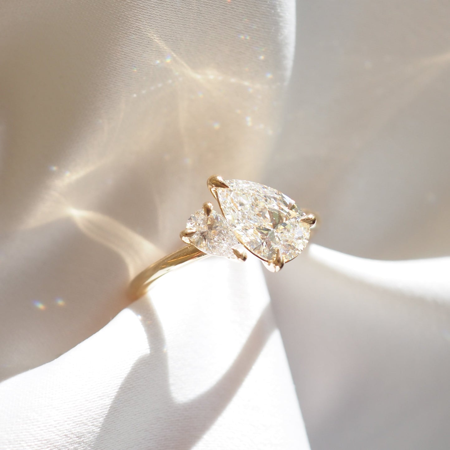 Round Halo, Pave & Split Shank Engagement Ring – 1.93 CT Lab Grown Diamond