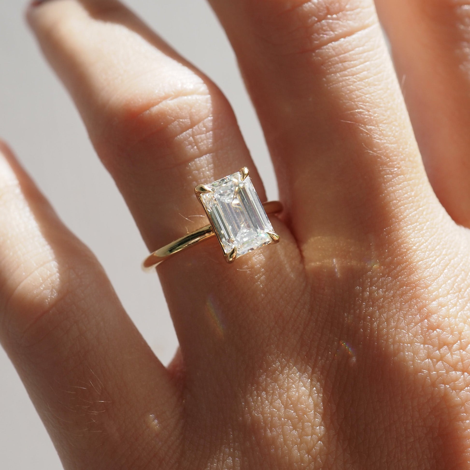 Round Halo, Pave & Split Shank Engagement Ring – 1.93 CT Lab Grown Diamond