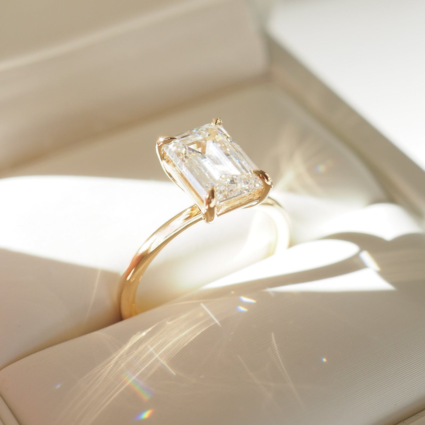 Round Halo, Pave & Split Shank Engagement Ring – 1.93 CT Lab Grown Diamond