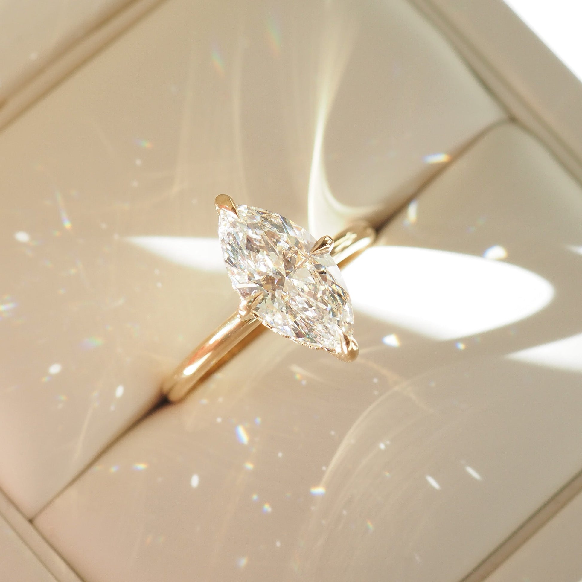 Round Halo, Pave & Split Shank Engagement Ring – 1.93 CT Lab Grown Diamond