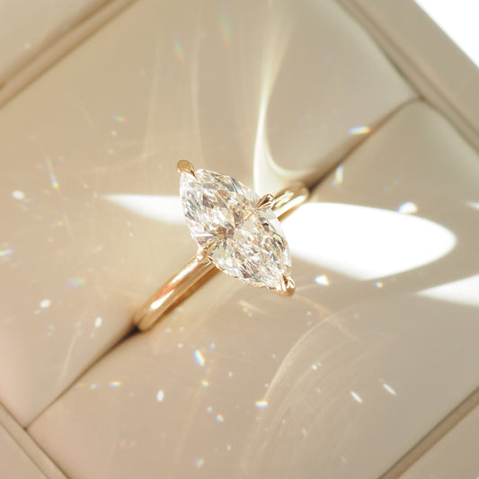 Round Halo, Pave & Split Shank Engagement Ring – 1.93 CT Lab Grown Diamond