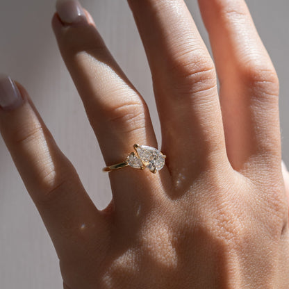 Round Halo, Pave & Split Shank Engagement Ring – 1.93 CT Lab Grown Diamond