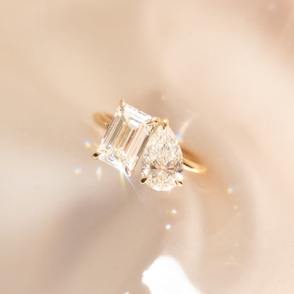 Round Halo, Pave & Split Shank Engagement Ring – 1.93 CT Lab Grown Diamond