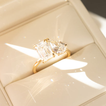 Round Halo, Pave & Split Shank Engagement Ring – 1.93 CT Lab Grown Diamond