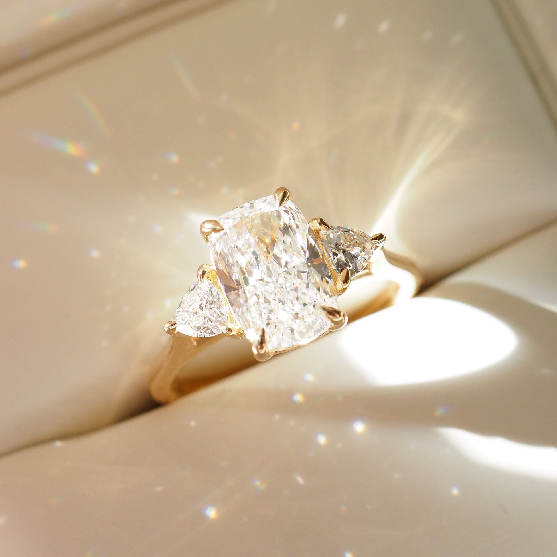 Round Halo, Pave & Split Shank Engagement Ring – 1.93 CT Lab Grown Diamond