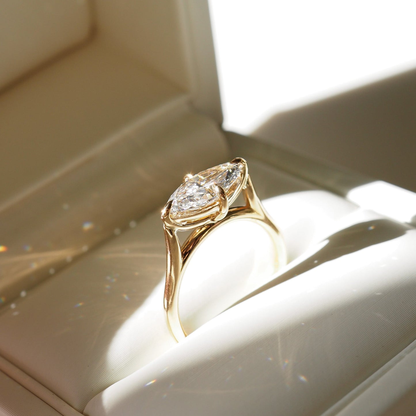 Round Halo, Pave & Split Shank Engagement Ring – 1.93 CT Lab Grown Diamond