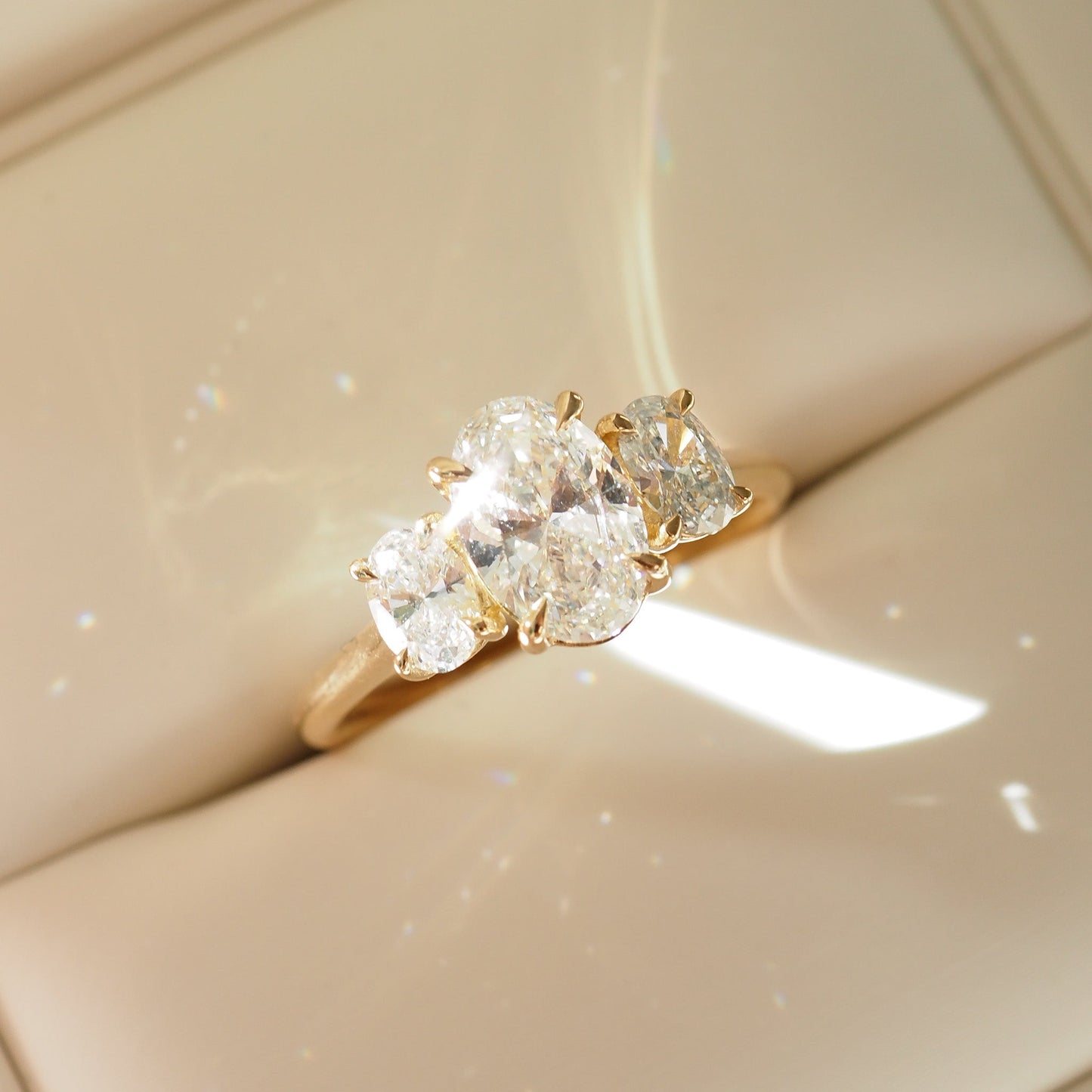 Round Halo, Pave & Split Shank Engagement Ring – 1.93 CT Lab Grown Diamond
