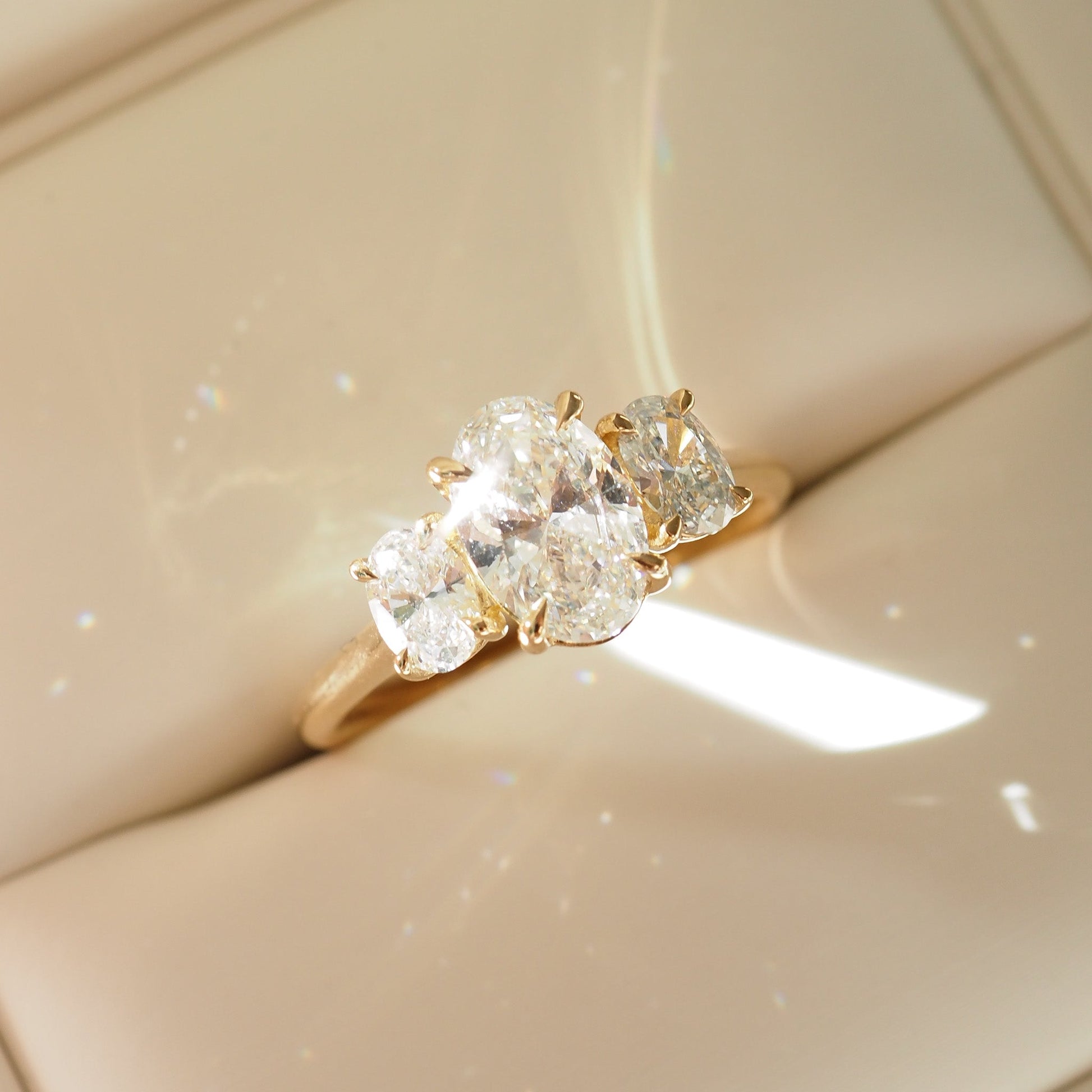 Round Halo, Pave & Split Shank Engagement Ring – 1.93 CT Lab Grown Diamond