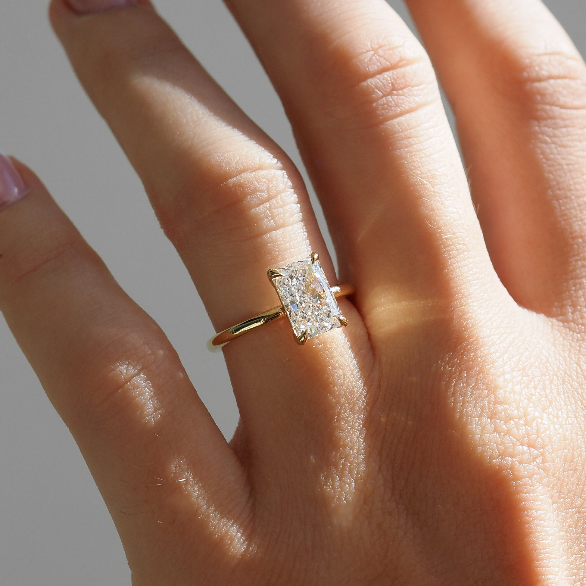 Round Halo, Pave & Split Shank Engagement Ring – 1.93 CT Lab Grown Diamond