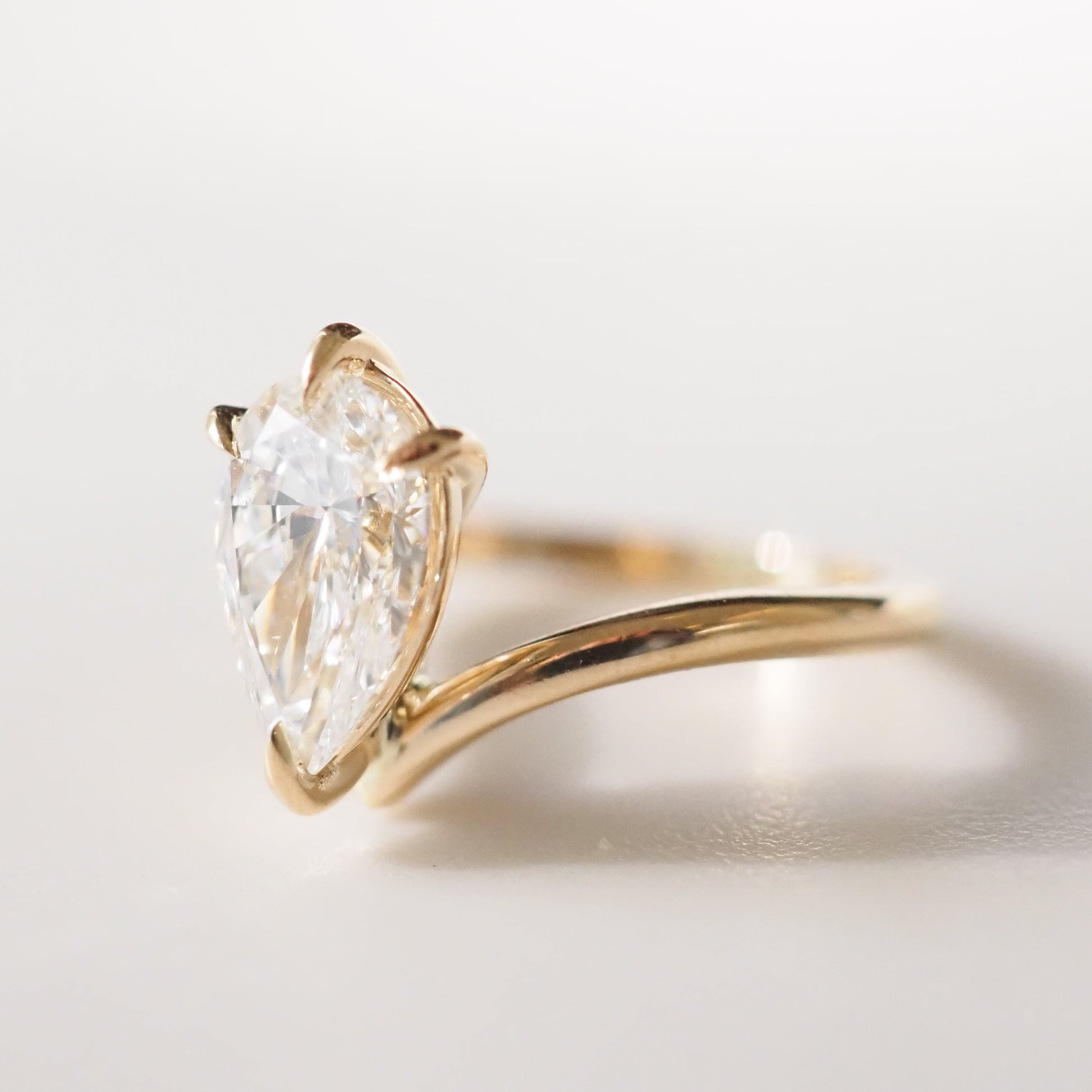 Round Halo, Pave & Split Shank Engagement Ring – 1.93 CT Lab Grown Diamond