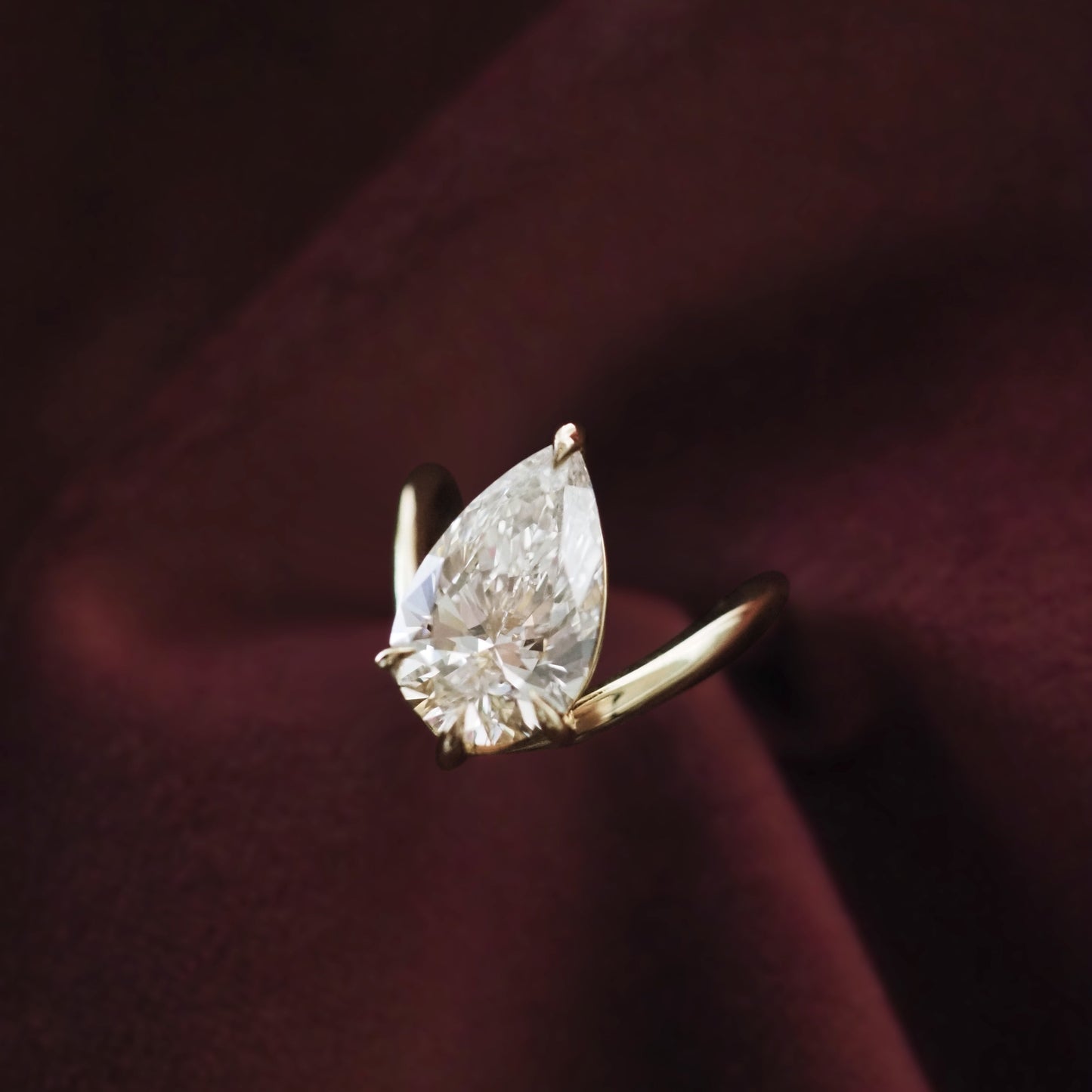 Round Halo, Pave & Split Shank Engagement Ring – 1.93 CT Lab Grown Diamond