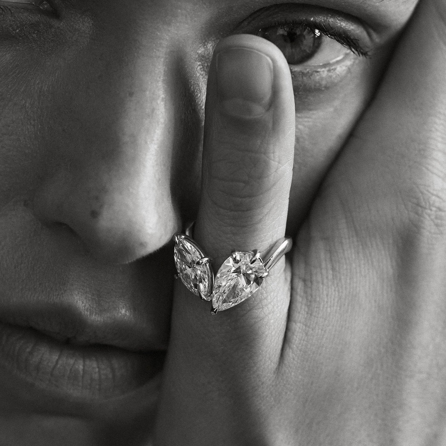 Round Halo, Pave & Split Shank Engagement Ring – 1.93 CT Lab Grown Diamond