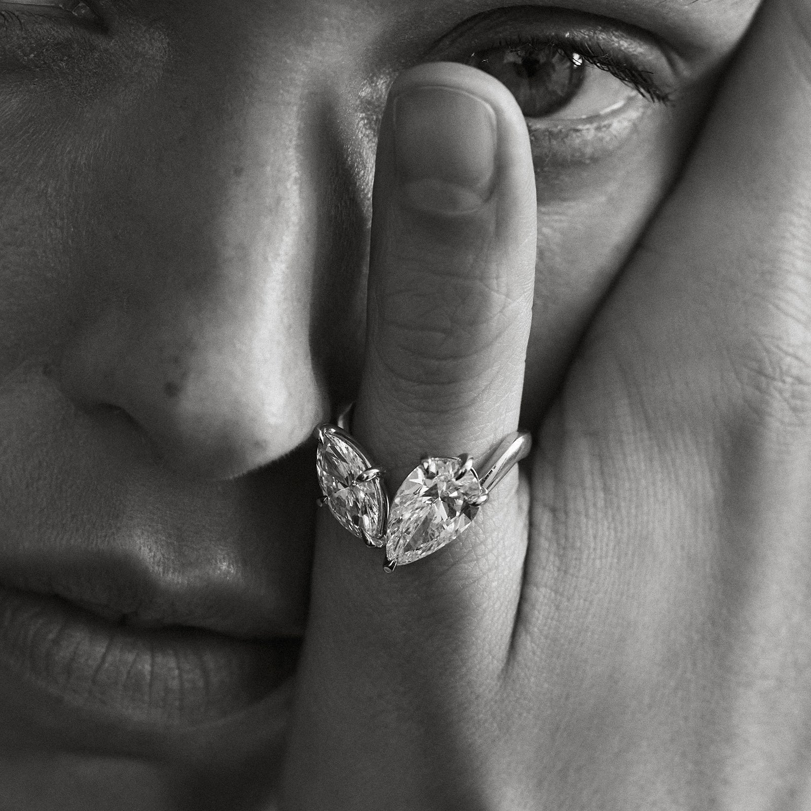 Round Halo, Pave & Split Shank Engagement Ring – 1.93 CT Lab Grown Diamond