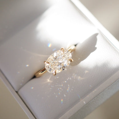 Round Halo, Pave & Split Shank Engagement Ring – 1.93 CT Lab Grown Diamond