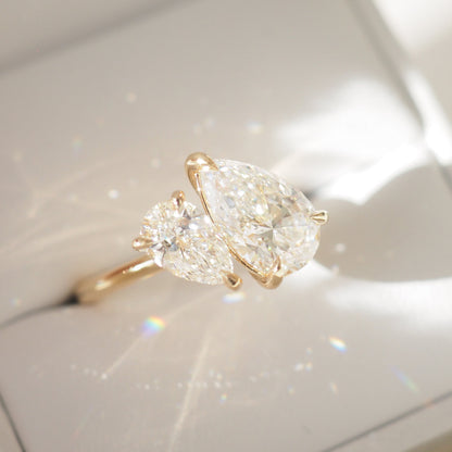 Round Halo, Pave & Split Shank Engagement Ring – 1.93 CT Lab Grown Diamond