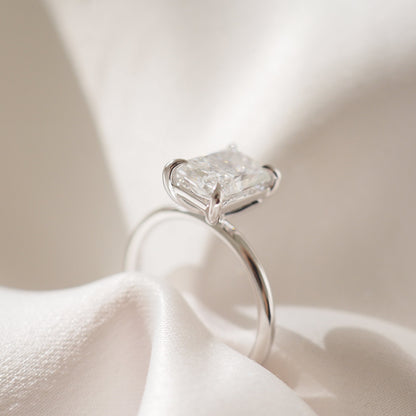 Round Halo, Pave & Split Shank Engagement Ring – 1.93 CT Lab Grown Diamond