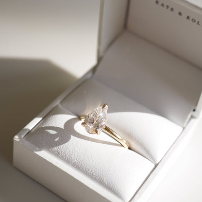 Round Halo, Pave & Split Shank Engagement Ring – 1.93 CT Lab Grown Diamond