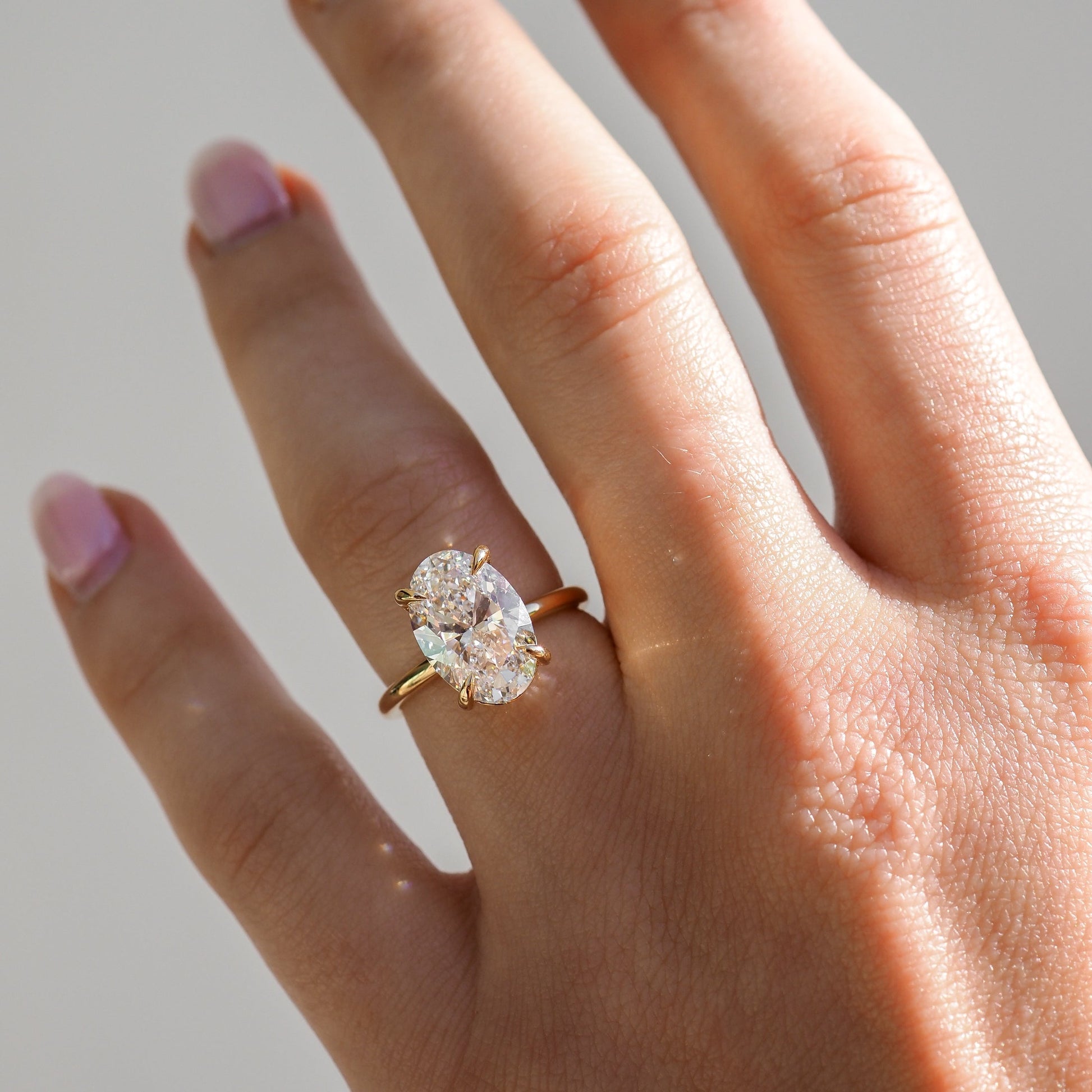 Round Halo, Pave & Split Shank Engagement Ring – 1.93 CT Lab Grown Diamond