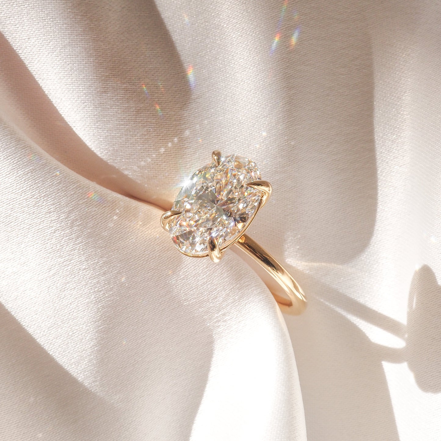 Round Halo, Pave & Split Shank Engagement Ring – 1.93 CT Lab Grown Diamond
