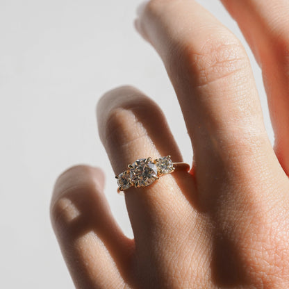 Round Halo, Pave & Split Shank Engagement Ring – 1.93 CT Lab Grown Diamond