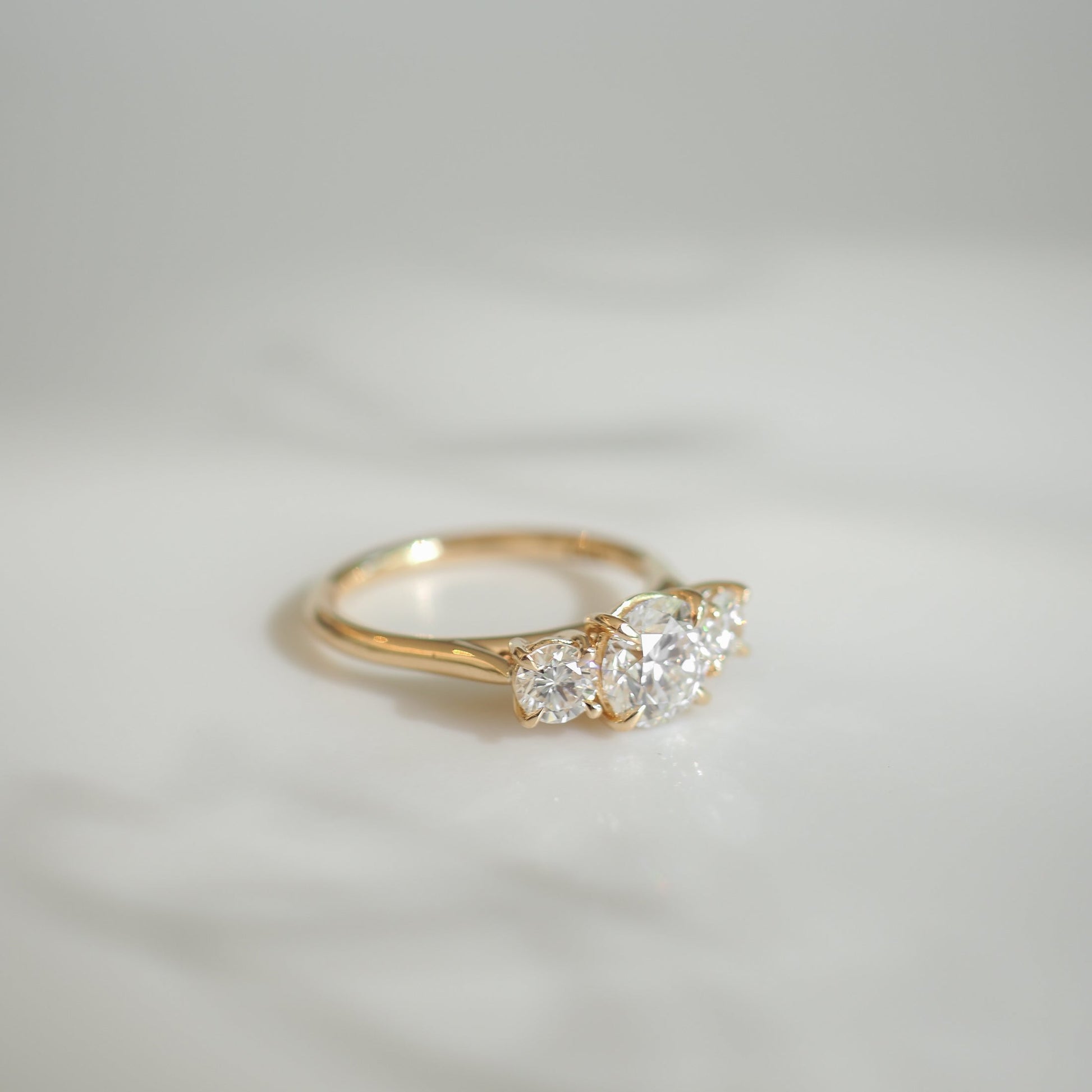 Round Halo, Pave & Split Shank Engagement Ring – 1.93 CT Lab Grown Diamond