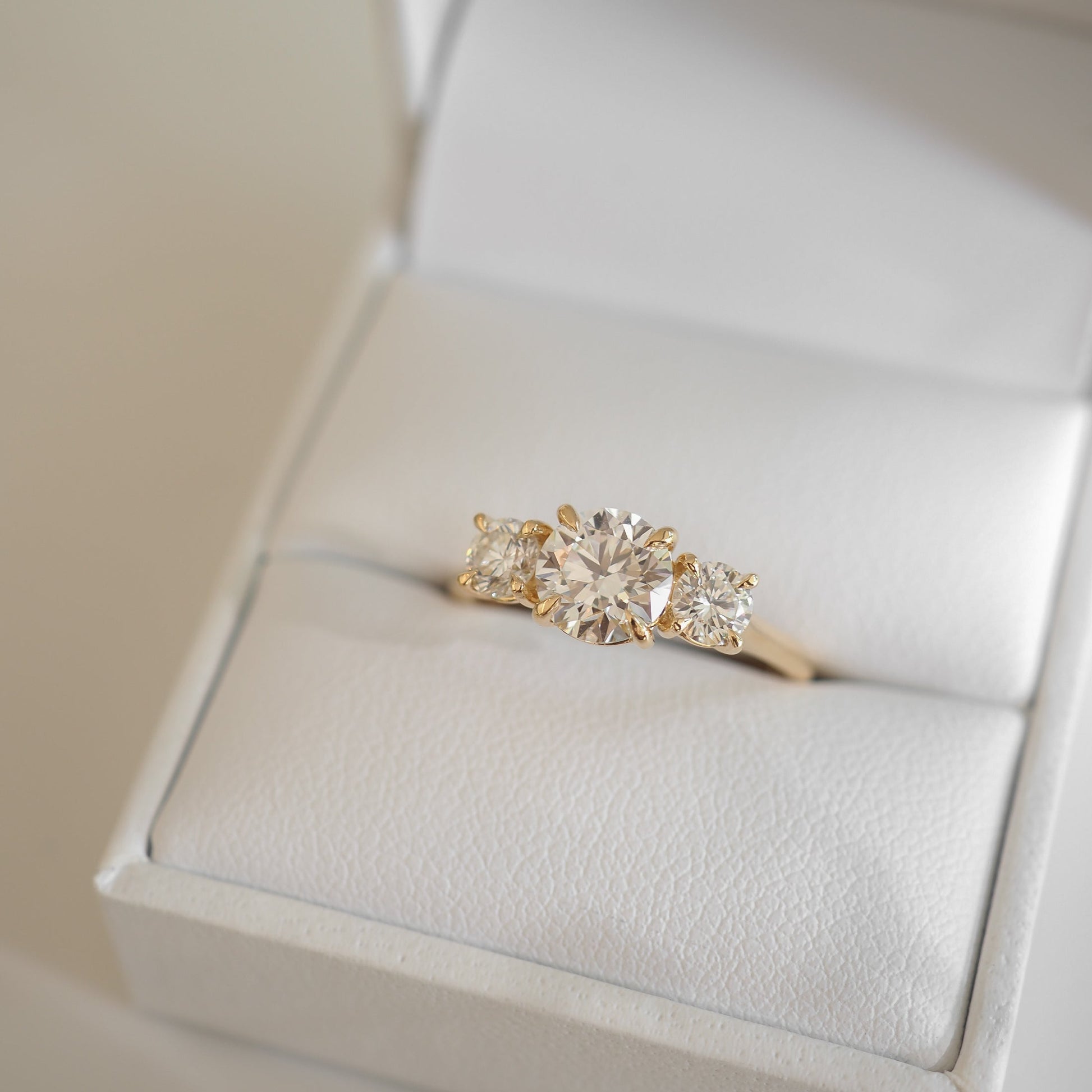 Round Halo, Pave & Split Shank Engagement Ring – 1.93 CT Lab Grown Diamond
