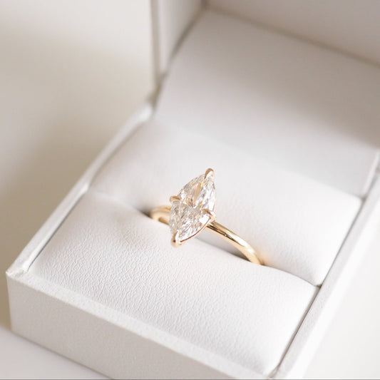 Round Halo, Pave & Split Shank Engagement Ring – 1.93 CT Lab Grown Diamond