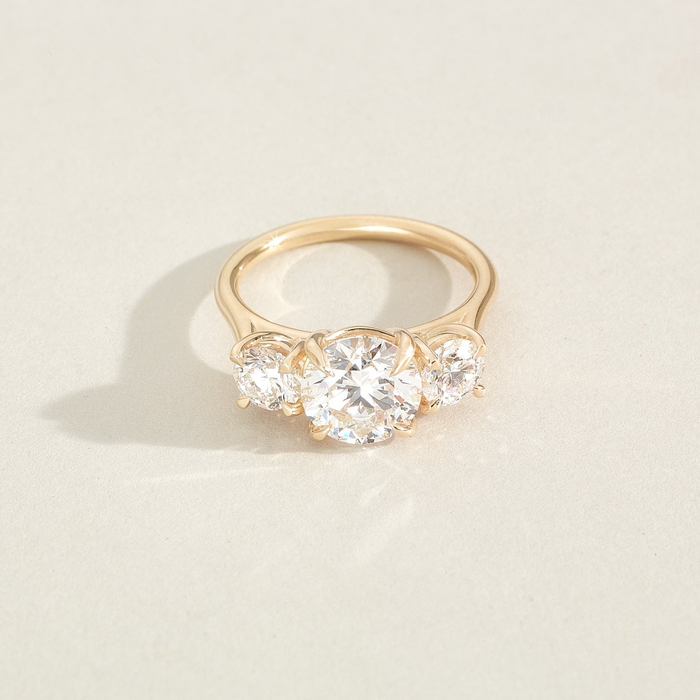 Round Halo, Pave & Split Shank Engagement Ring – 1.93 CT Lab Grown Diamond