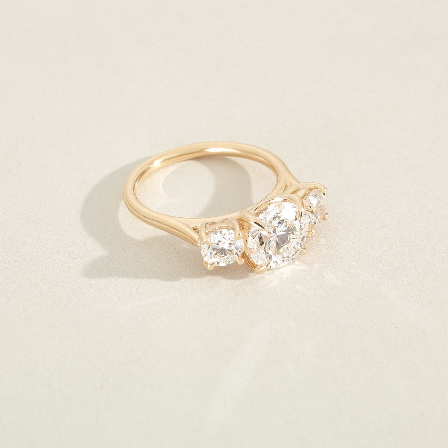 Round Halo, Pave & Split Shank Engagement Ring – 1.93 CT Lab Grown Diamond