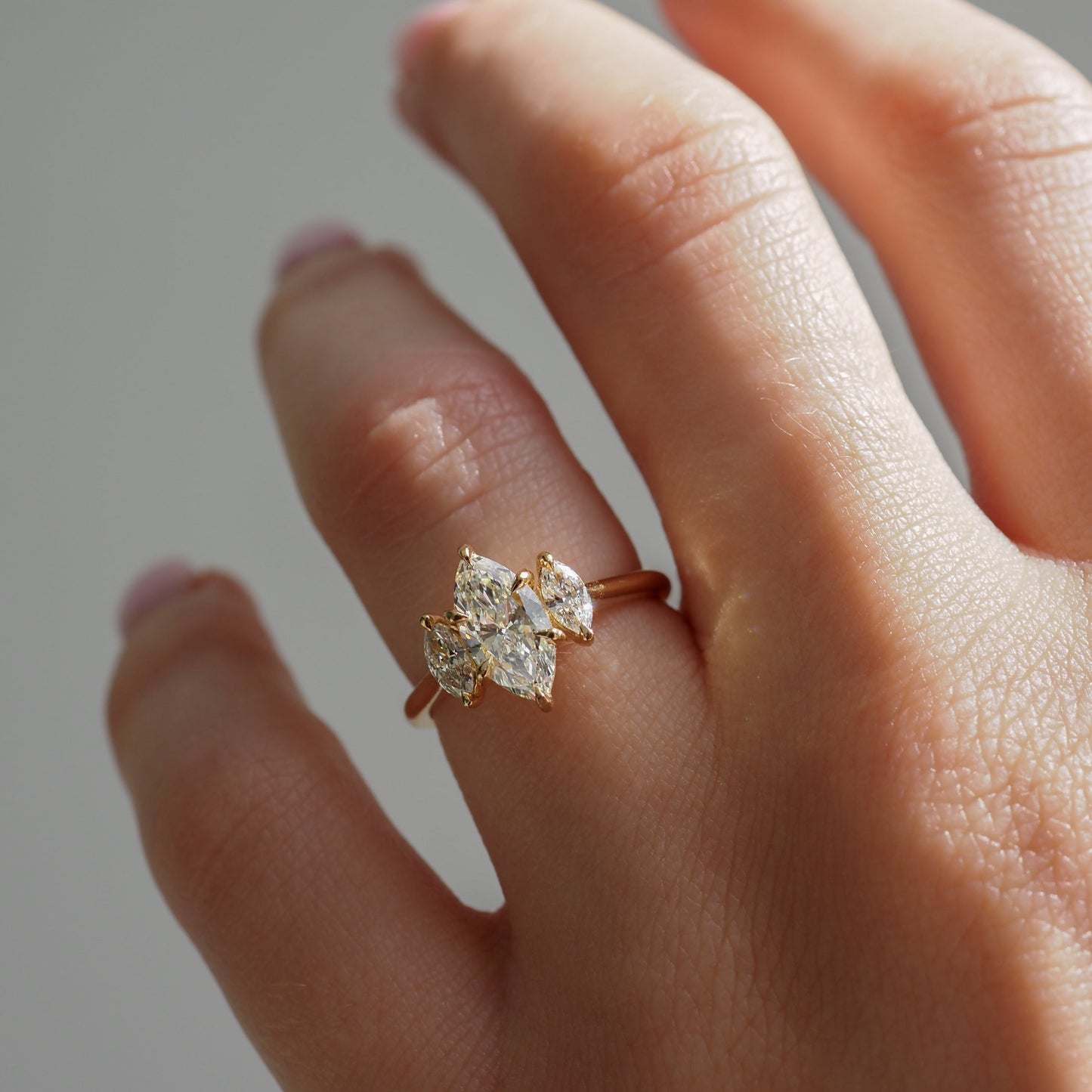 Round Halo, Pave & Split Shank Engagement Ring – 1.93 CT Lab Grown Diamond