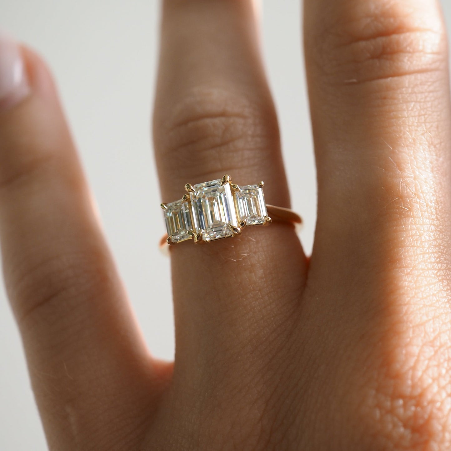 Round Halo, Pave & Split Shank Engagement Ring – 1.93 CT Lab Grown Diamond