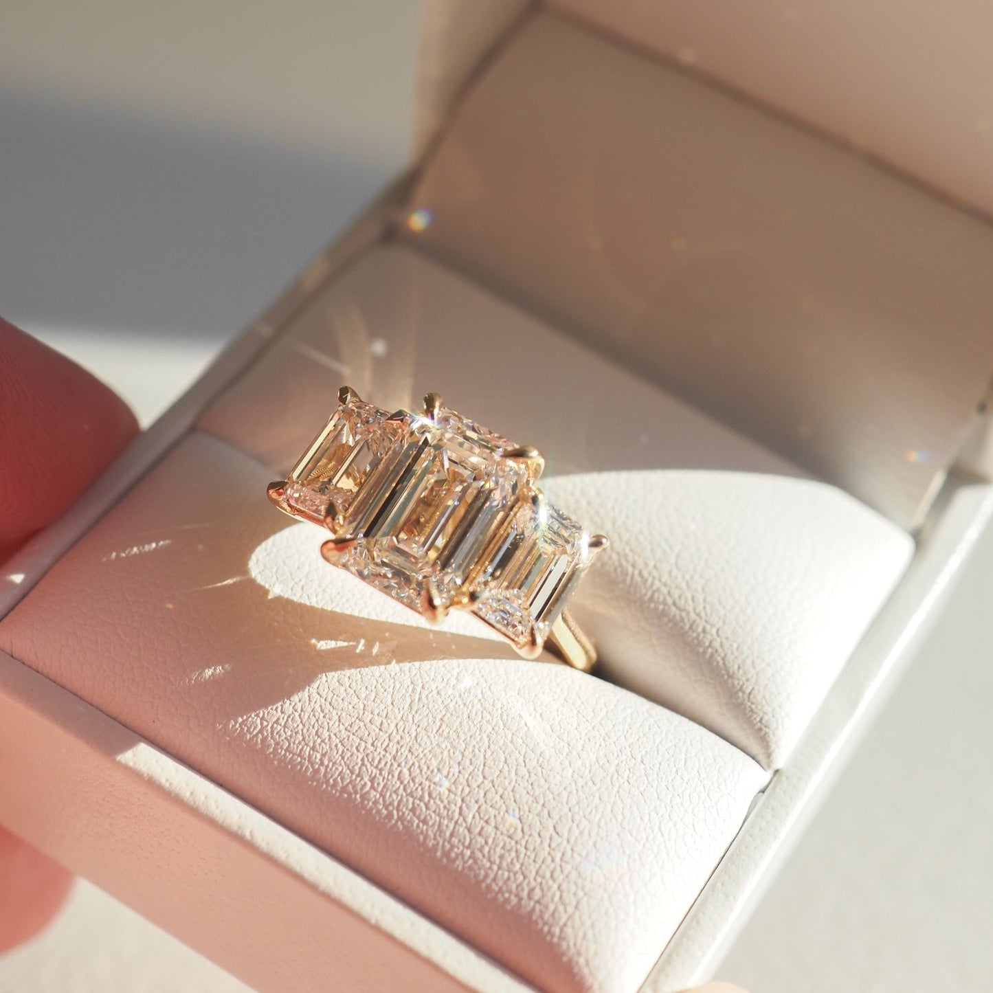 Round Halo, Pave & Split Shank Engagement Ring – 1.93 CT Lab Grown Diamond