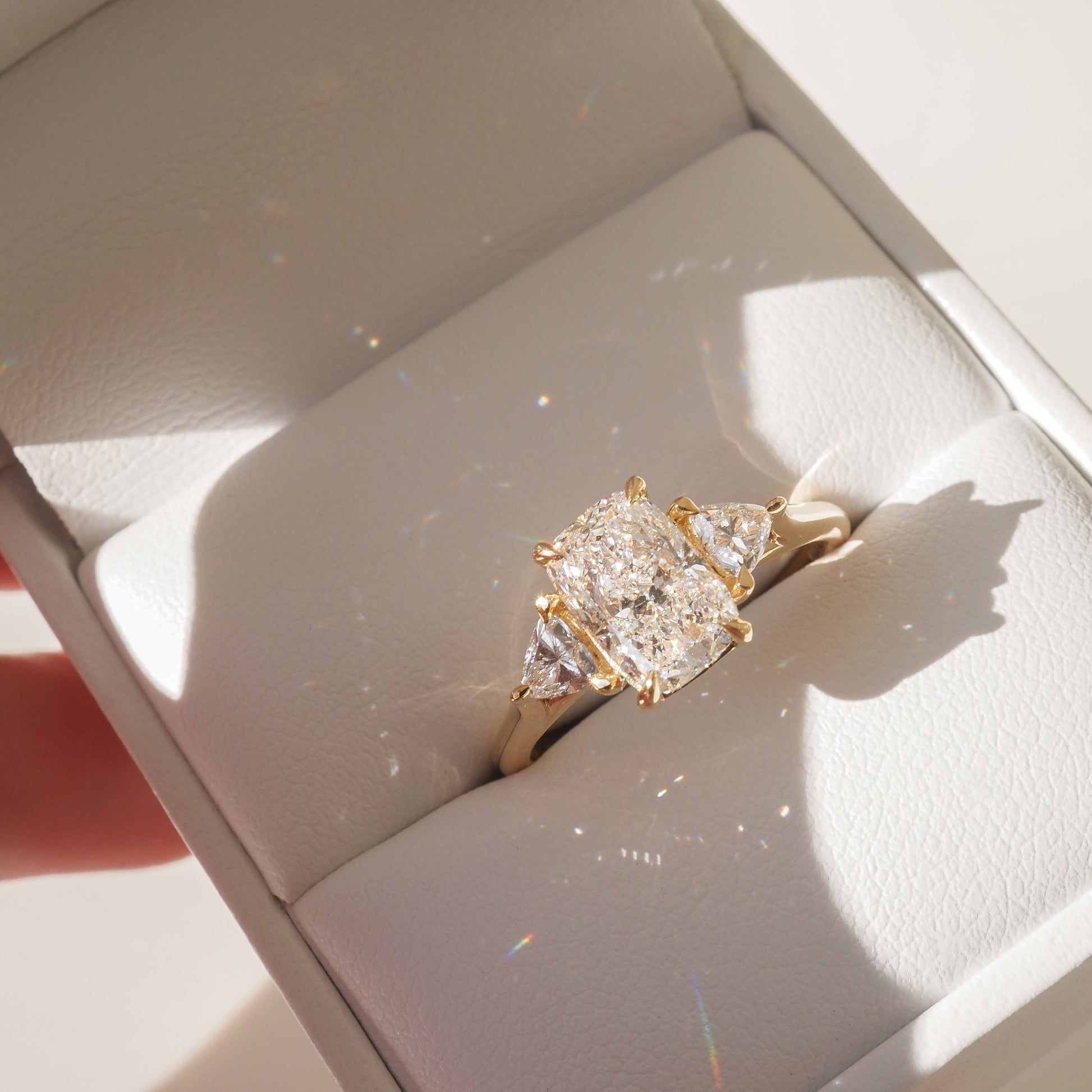 Round Halo, Pave & Split Shank Engagement Ring – 1.93 CT Lab Grown Diamond