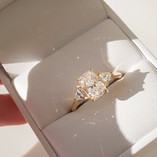 Round Halo, Pave & Split Shank Engagement Ring – 1.93 CT Lab Grown Diamond