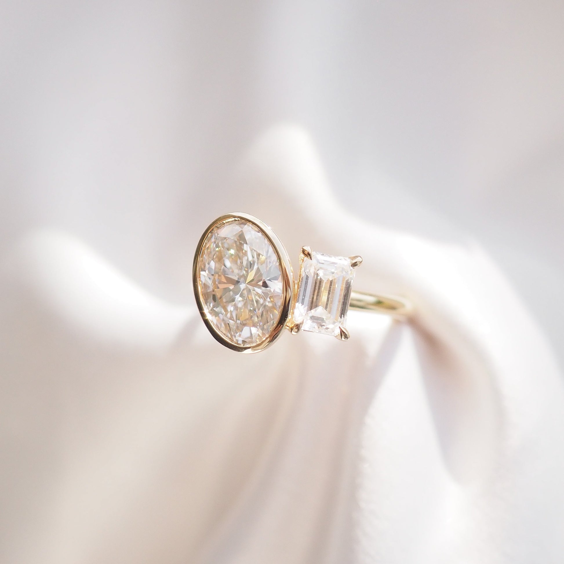 Round Halo, Pave & Split Shank Engagement Ring – 1.93 CT Lab Grown Diamond