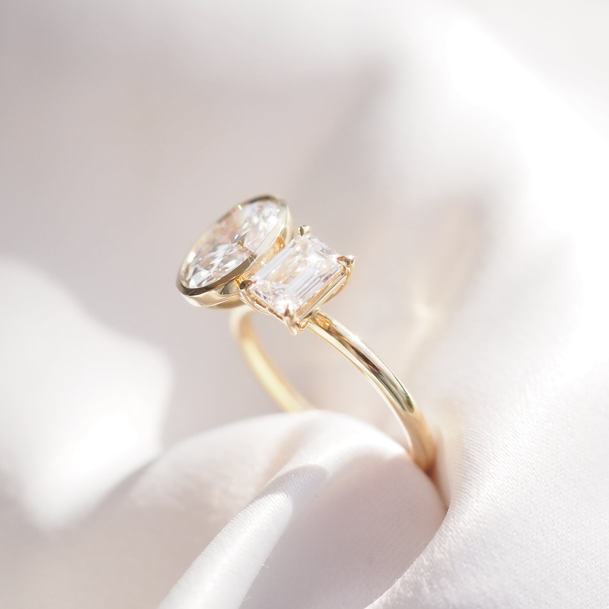 Round Halo, Pave & Split Shank Engagement Ring – 1.93 CT Lab Grown Diamond