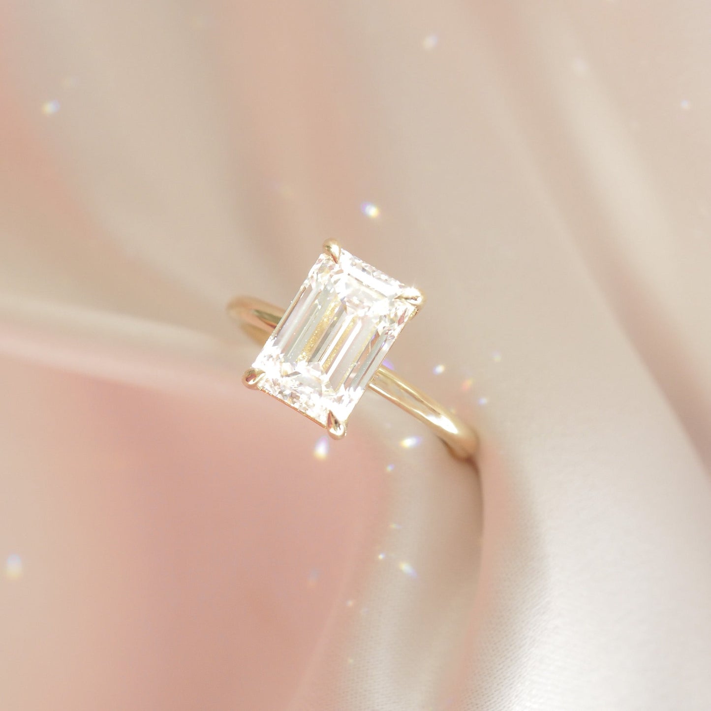 Round Halo, Pave & Split Shank Engagement Ring – 1.93 CT Lab Grown Diamond