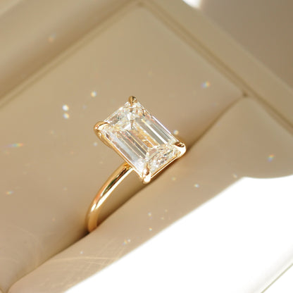 Round Halo, Pave & Split Shank Engagement Ring – 1.93 CT Lab Grown Diamond