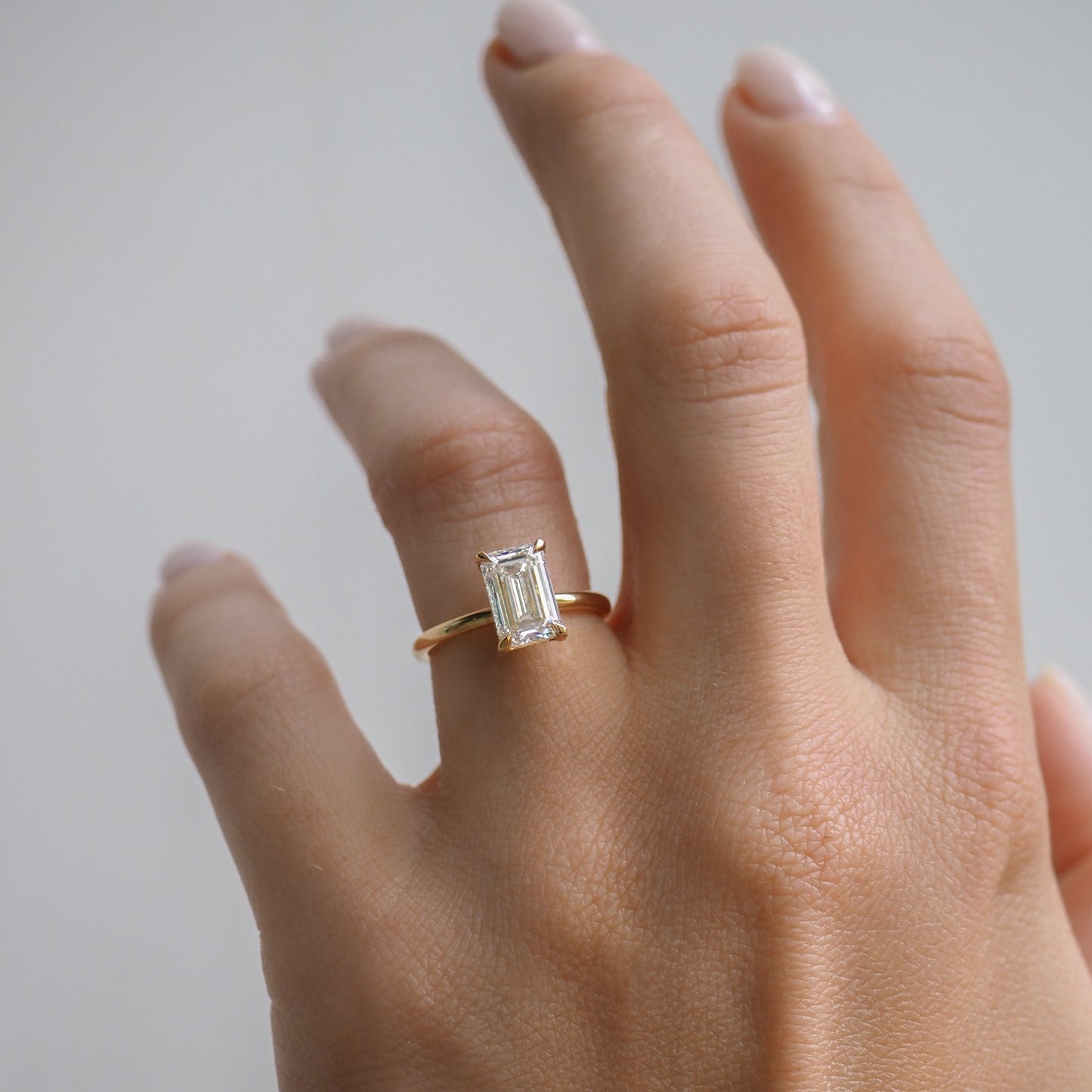 Round Halo, Pave & Split Shank Engagement Ring – 1.93 CT Lab Grown Diamond