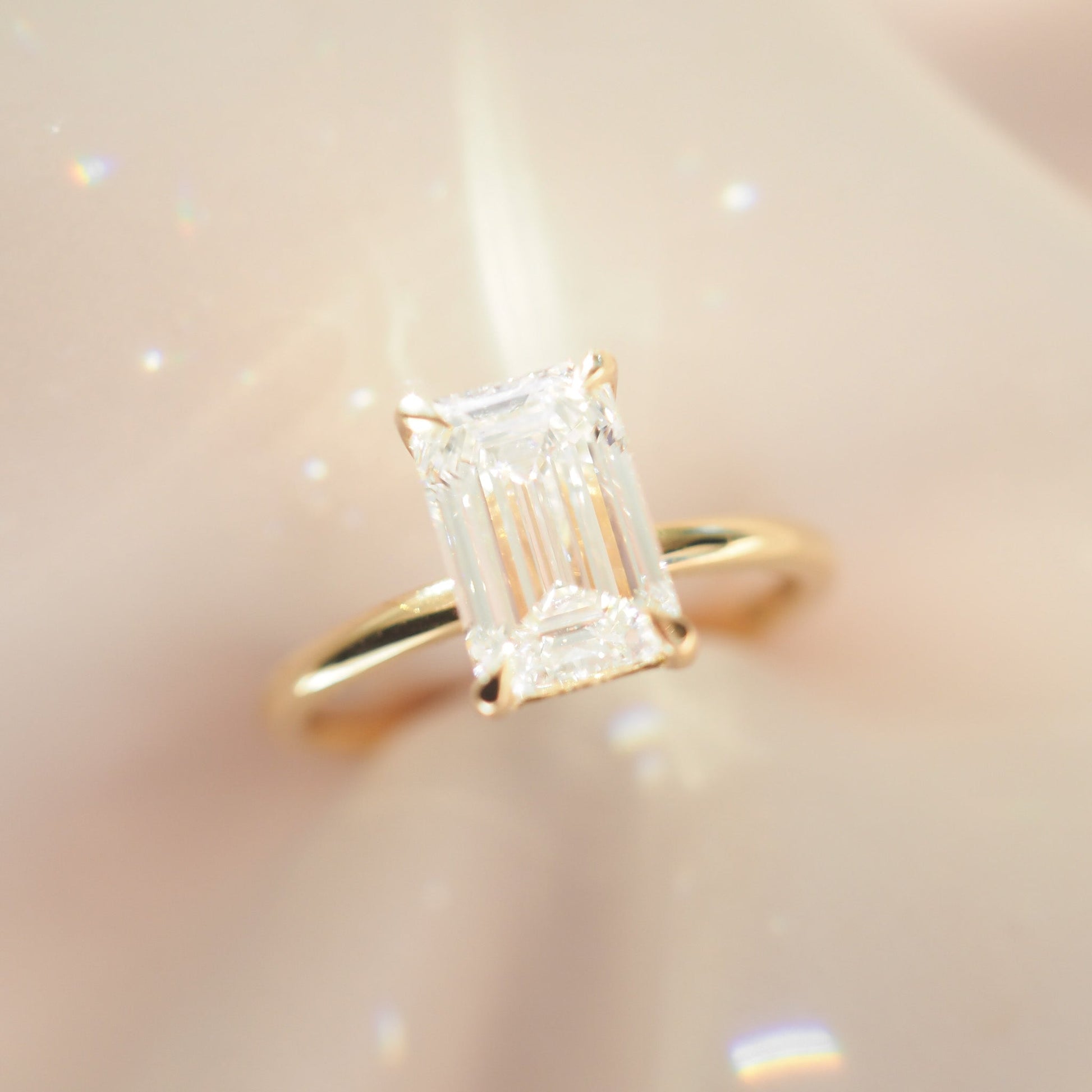 Round Halo, Pave & Split Shank Engagement Ring – 1.93 CT Lab Grown Diamond