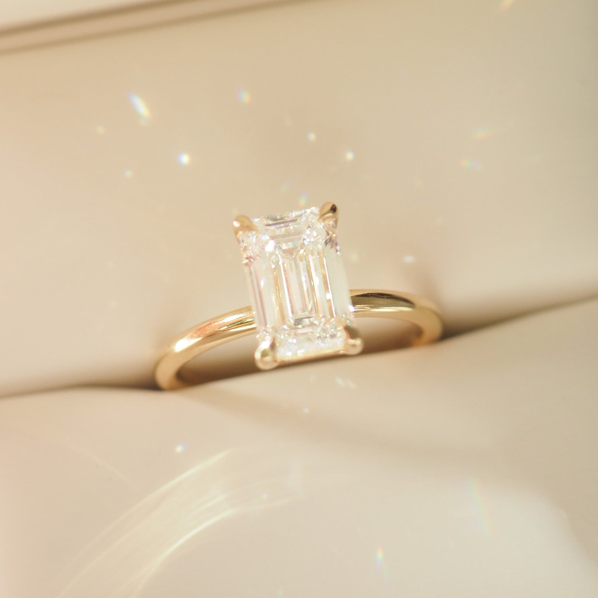 Round Halo, Pave & Split Shank Engagement Ring – 1.93 CT Lab Grown Diamond