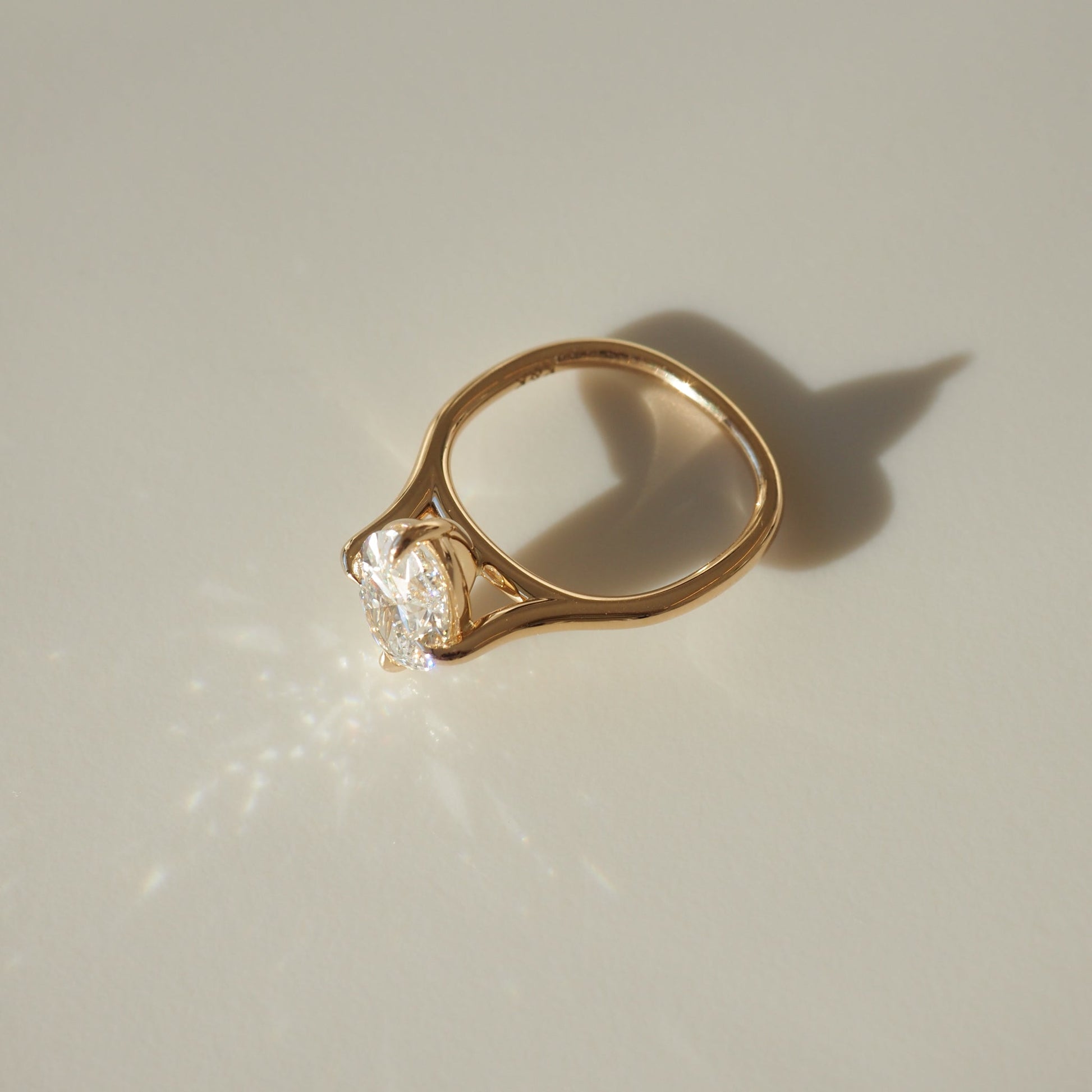 Round Halo, Pave & Split Shank Engagement Ring – 1.93 CT Lab Grown Diamond