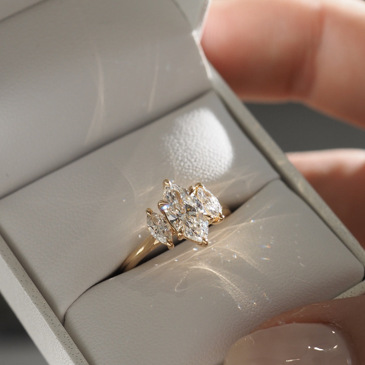 Round Halo, Pave & Split Shank Engagement Ring – 1.93 CT Lab Grown Diamond