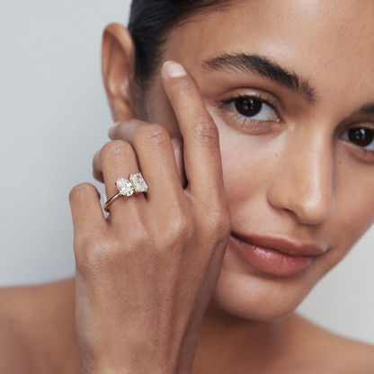 Round Halo, Pave & Split Shank Engagement Ring – 1.93 CT Lab Grown Diamond